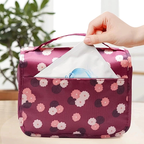 ladies hanging toiletry bag
