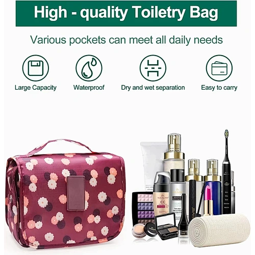 large capacity cosmetic travel bag